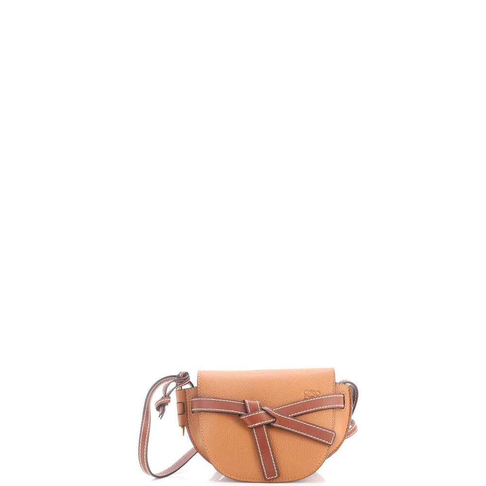 Loewe Mini Gate Shoulder Bag Leather